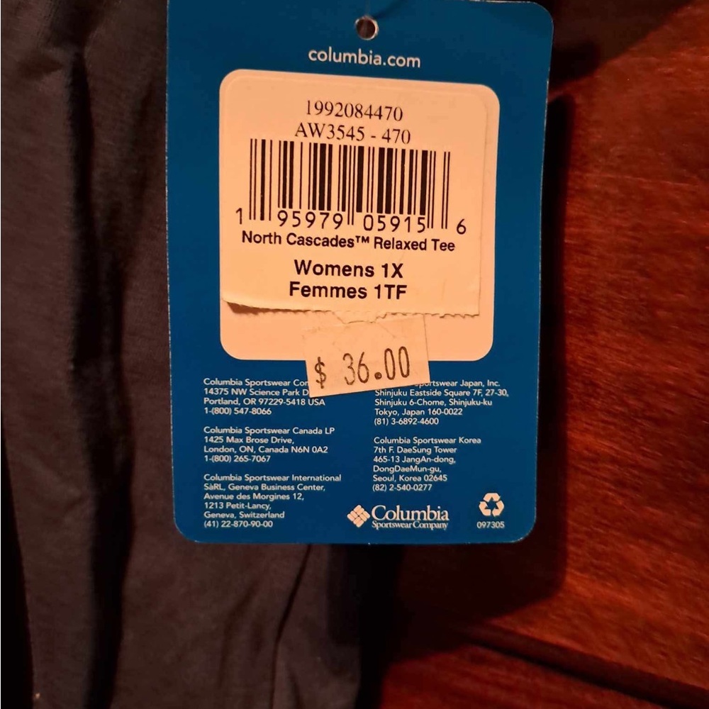 Columbia T shirt. 1X
NEW - Picture 5 of 5